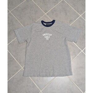 American eagle Outfitters men's knit gray top short sleeve Sz M